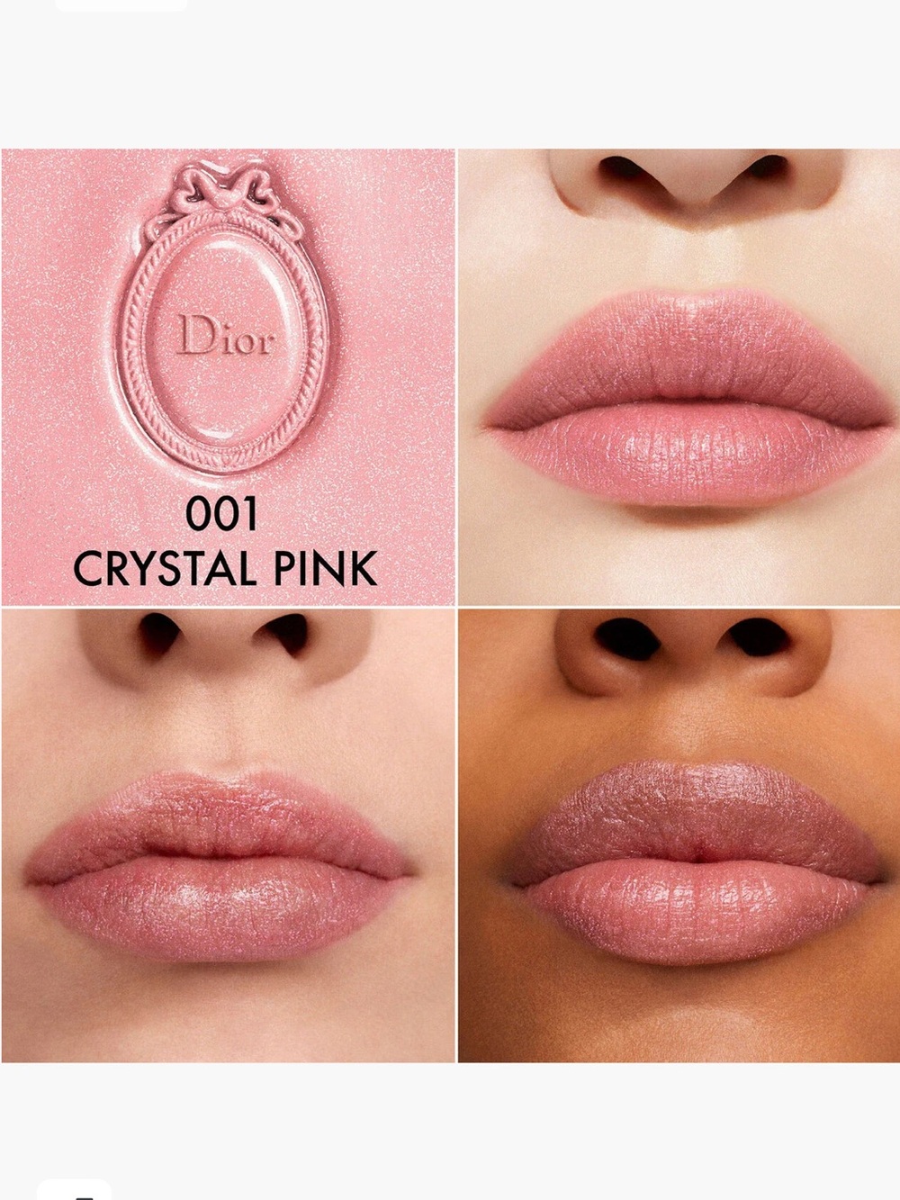 Dior Holiday Gold Medallion Crystal Pink Lip Balm. 2026 Limited Edition. - Picture 3 of 5
